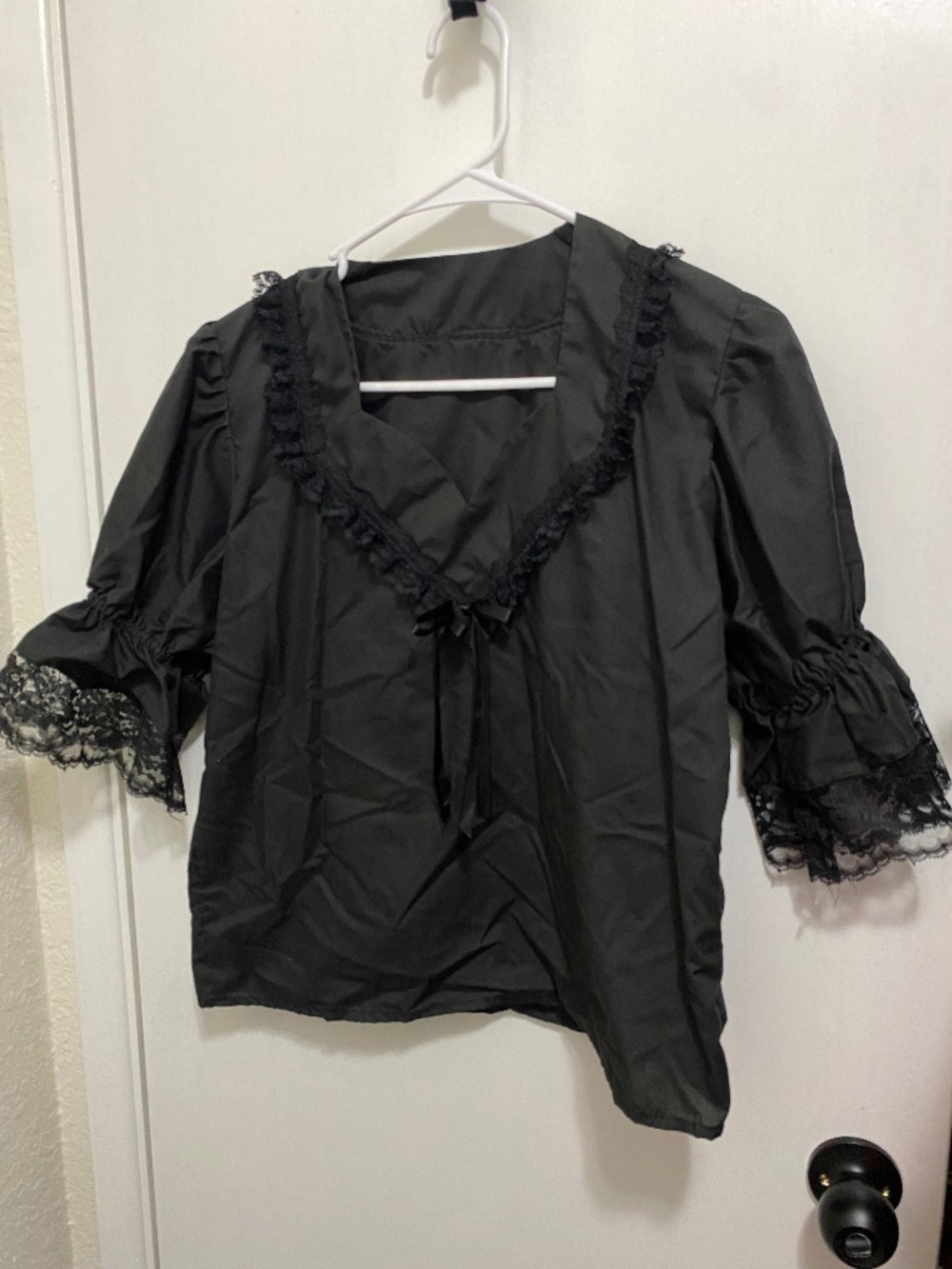 Fun & Fancy  Black  Size M Women’s Lolita Blouse Top.